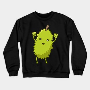 Kawaii Cartoon Durian Crewneck Sweatshirt